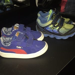 2 pairs of toddler sneakers !